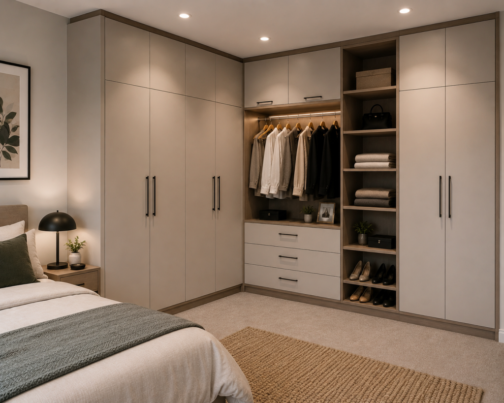 Corner or L-Shaped Wardrobe