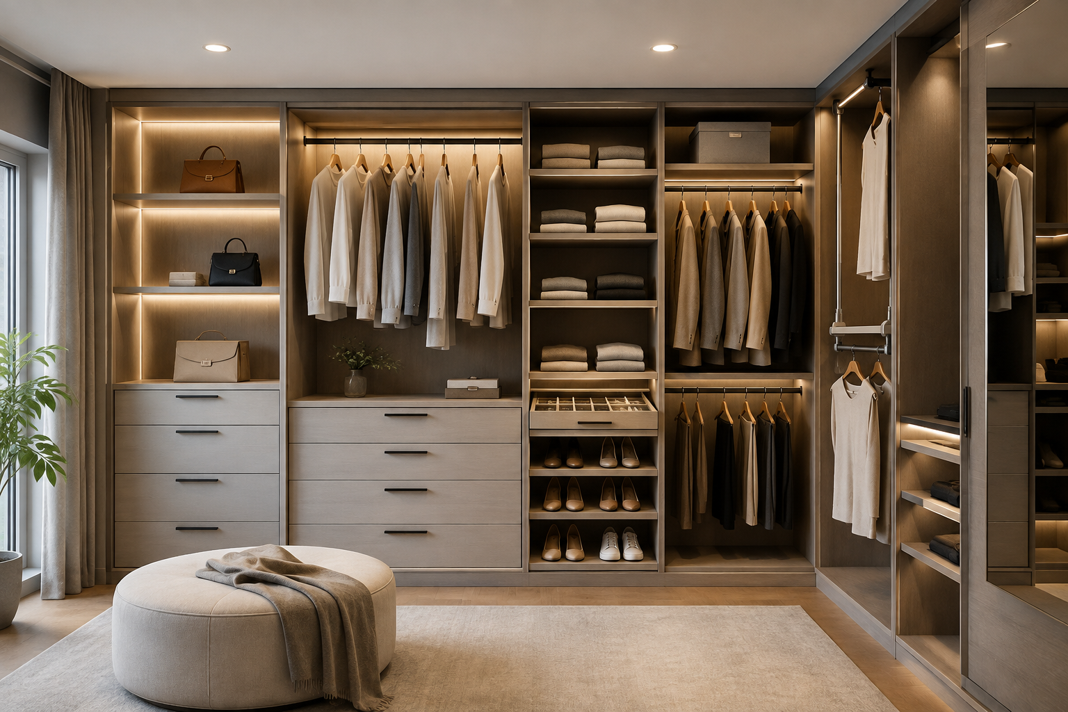 7 Clever Wardrobe Features for Custom Designs