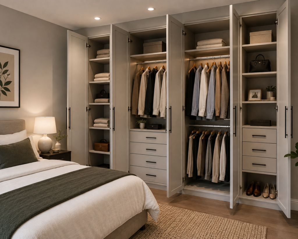 Custom Hinged-Door Wardrobe