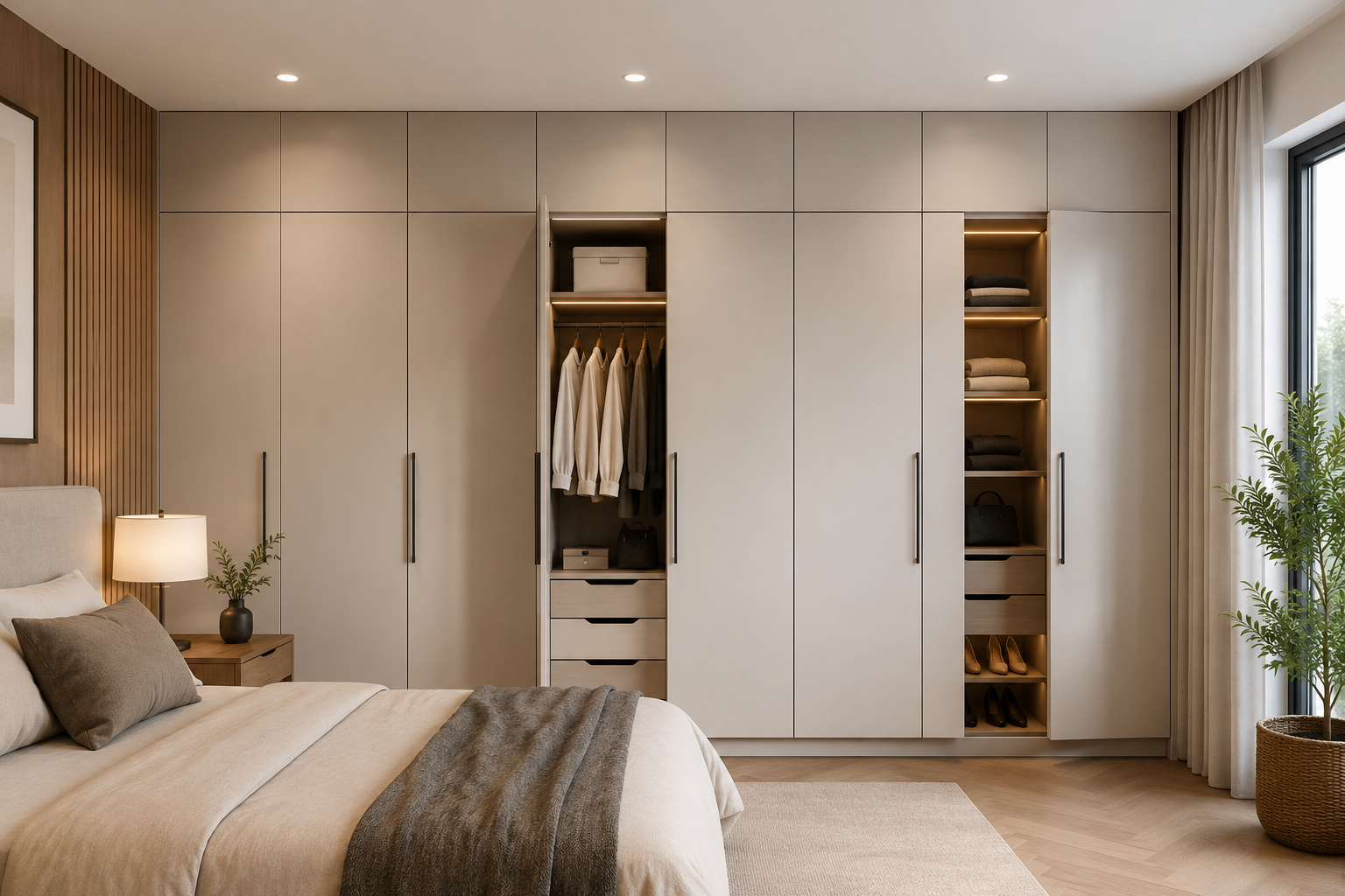 Floor to Ceiling Wardrobes