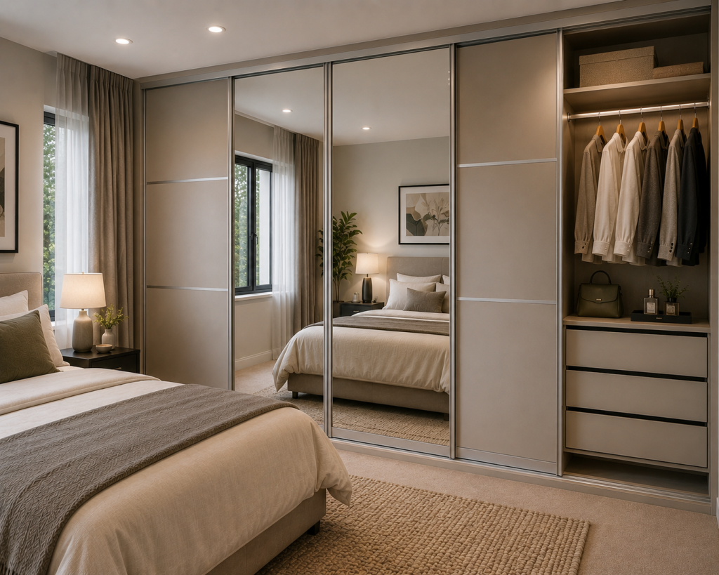 Mirrored Wardrobe Doors