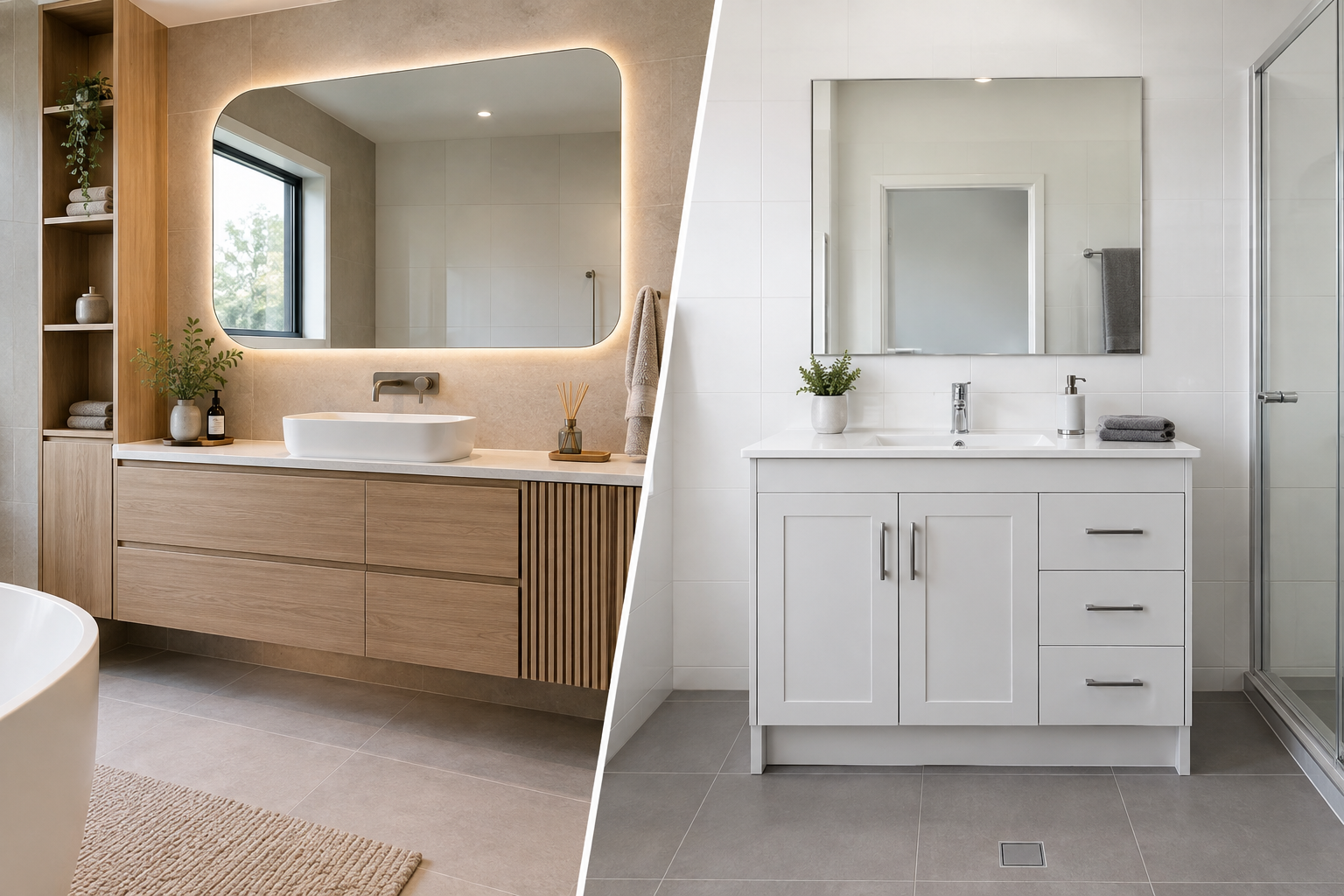 Custom vs Ready-Made Bathroom Vanities