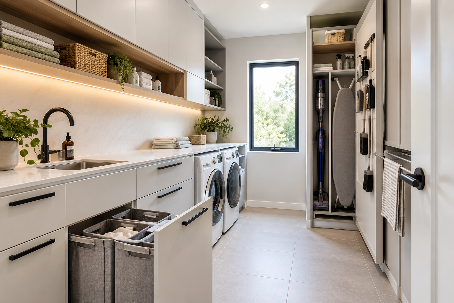 Small Laundry Storage Solutions