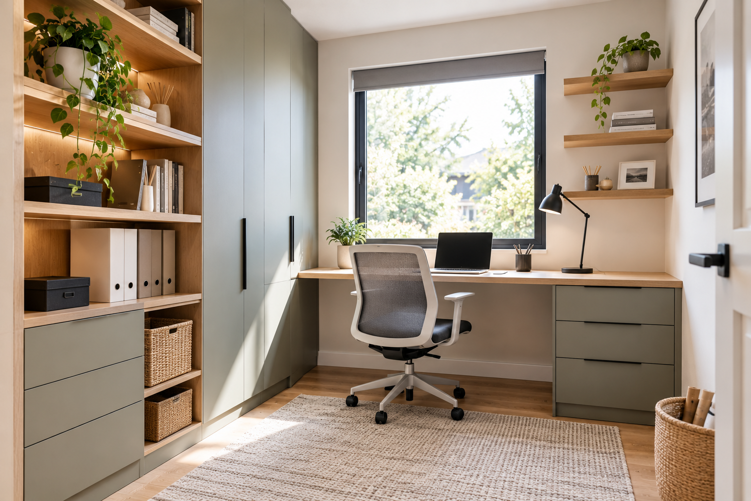 What Storage Solutions Work Best for a Small Home Office