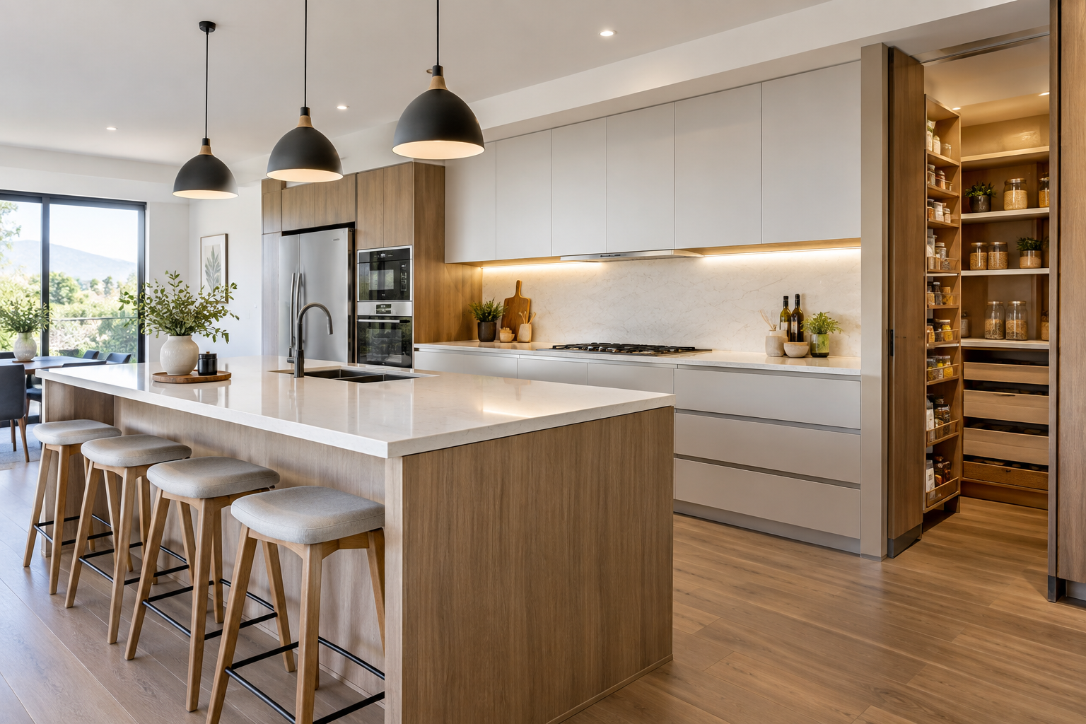 modern kitchen features